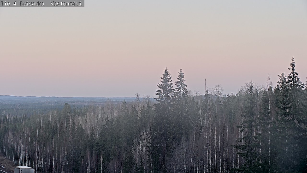 Weather Camera Image Väg 4 Toivakka, Vestonmäki, Toivakka, Keski-Suomi