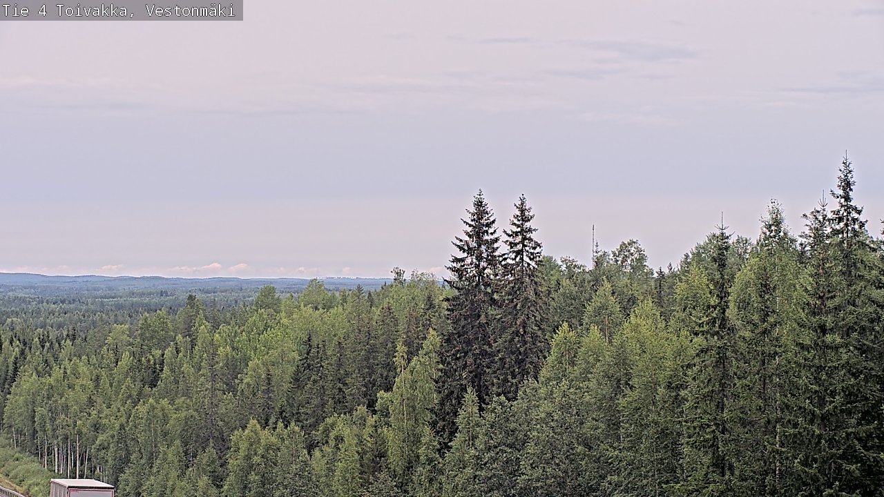 Weather Camera Image Road 4 Toivakka, Vestonmäki, Toivakka, Keski-Suomi