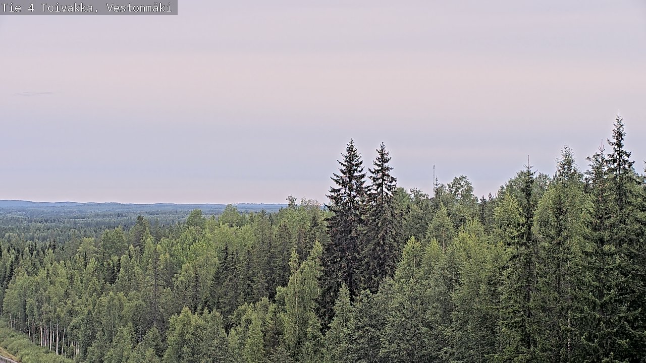 Weather Camera Image Road 4 Toivakka, Vestonmäki, Toivakka, Keski-Suomi