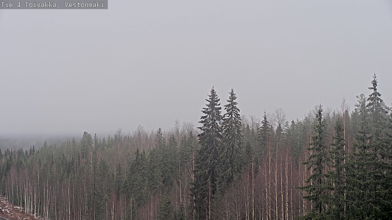 Weather Camera Image Väg 4 Toivakka, Vestonmäki, Toivakka, Keski-Suomi