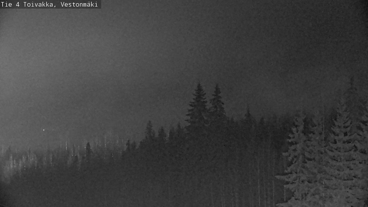 Weather Camera Image Väg 4 Toivakka, Vestonmäki, Toivakka, Keski-Suomi