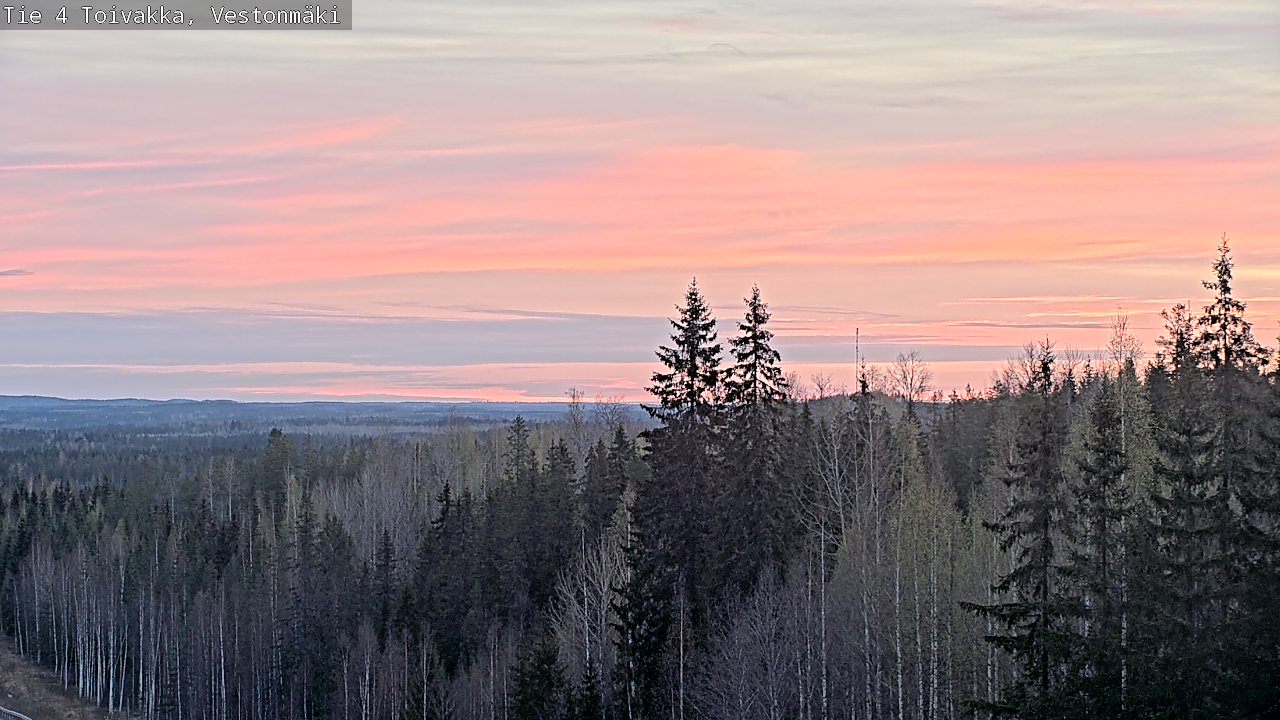 Weather Camera Image Road 4 Toivakka, Vestonmäki, Toivakka, Keski-Suomi