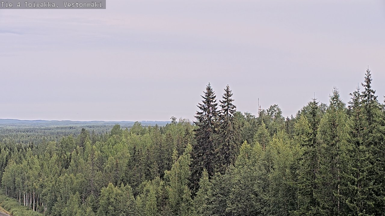 Weather Camera Image Road 4 Toivakka, Vestonmäki, Toivakka, Keski-Suomi