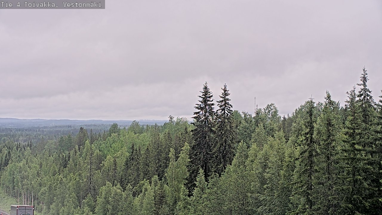 Weather Camera Image Väg 4 Toivakka, Vestonmäki, Toivakka, Keski-Suomi