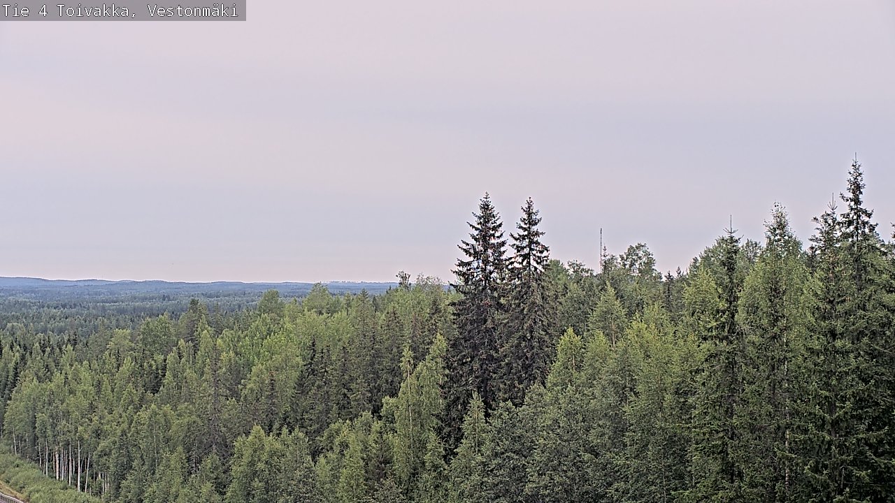 Weather Camera Image Road 4 Toivakka, Vestonmäki, Toivakka, Keski-Suomi