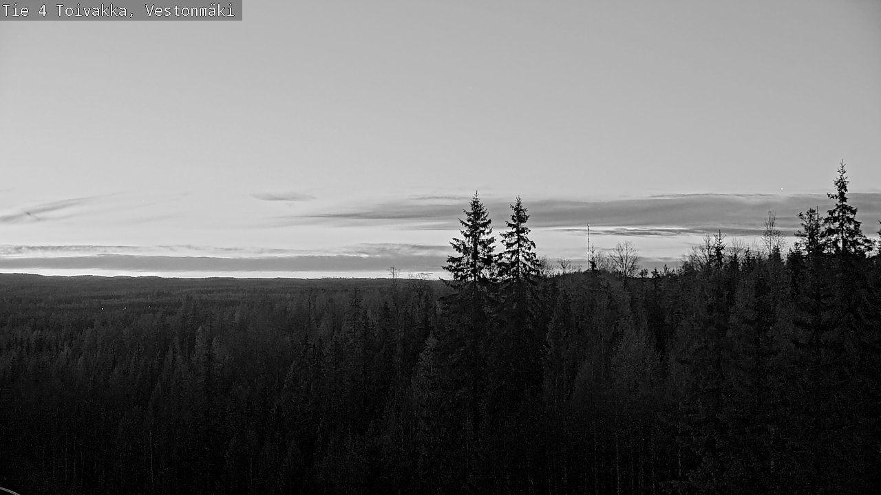 Weather Camera Image Väg 4 Toivakka, Vestonmäki, Toivakka, Keski-Suomi