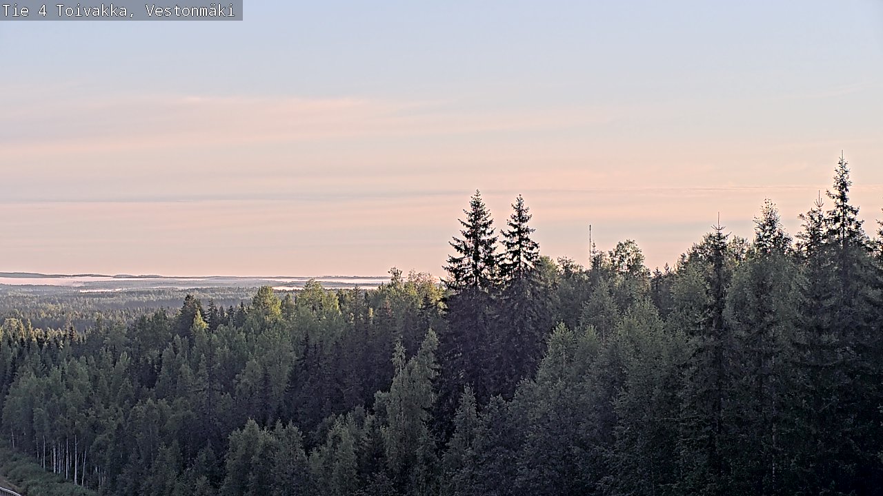 Weather Camera Image Road 4 Toivakka, Vestonmäki, Toivakka, Keski-Suomi