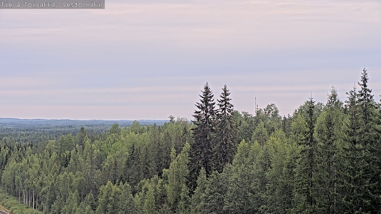 Weather Camera Image Road 4 Toivakka, Vestonmäki, Toivakka, Keski-Suomi