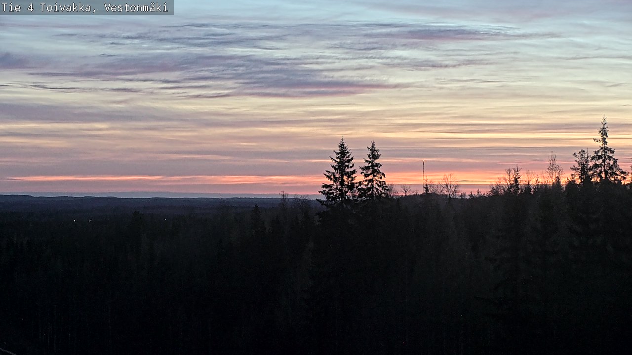 Weather Camera Image Road 4 Toivakka, Vestonmäki, Toivakka, Keski-Suomi