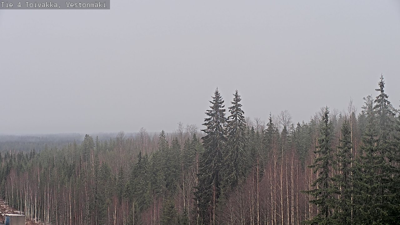 Weather Camera Image Väg 4 Toivakka, Vestonmäki, Toivakka, Keski-Suomi