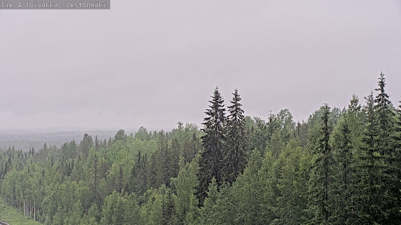 Weather Camera Image Road 4 Toivakka, Vestonmäki, Toivakka, Keski-Suomi