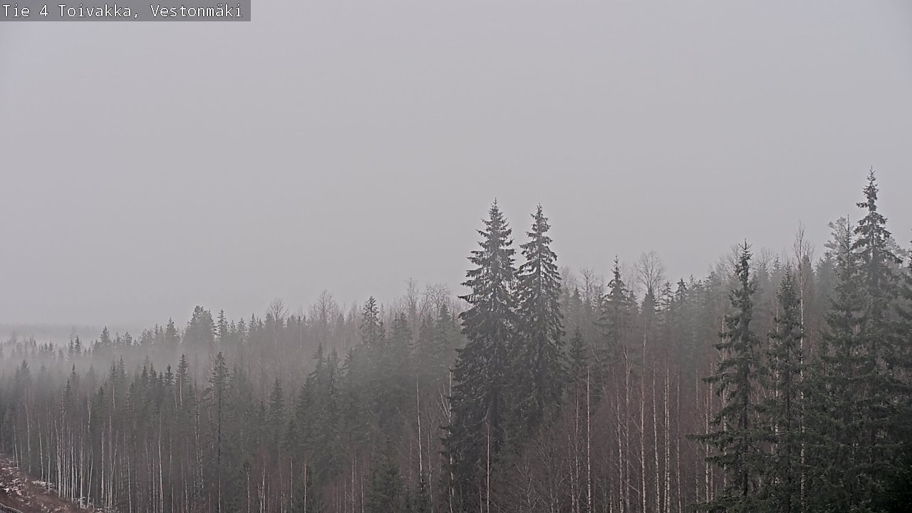 Weather Camera Image Väg 4 Toivakka, Vestonmäki, Toivakka, Keski-Suomi
