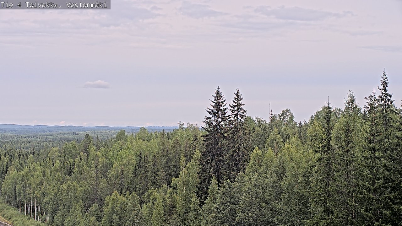 Weather Camera Image Road 4 Toivakka, Vestonmäki, Toivakka, Keski-Suomi