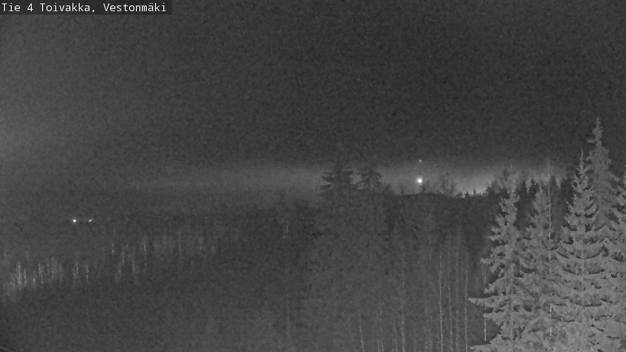 Weather Camera Image Väg 4 Toivakka, Vestonmäki, Toivakka, Keski-Suomi