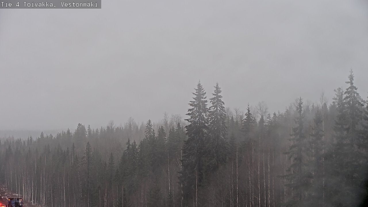 Weather Camera Image Väg 4 Toivakka, Vestonmäki, Toivakka, Keski-Suomi