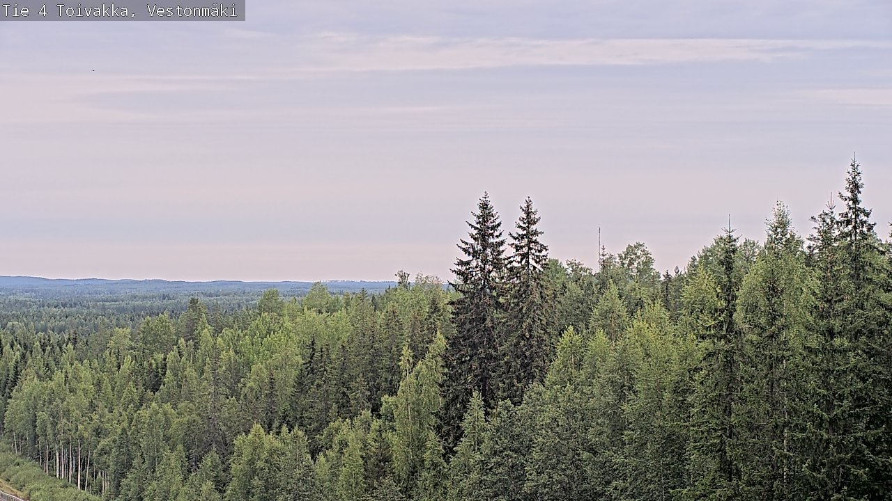 Weather Camera Image Road 4 Toivakka, Vestonmäki, Toivakka, Keski-Suomi