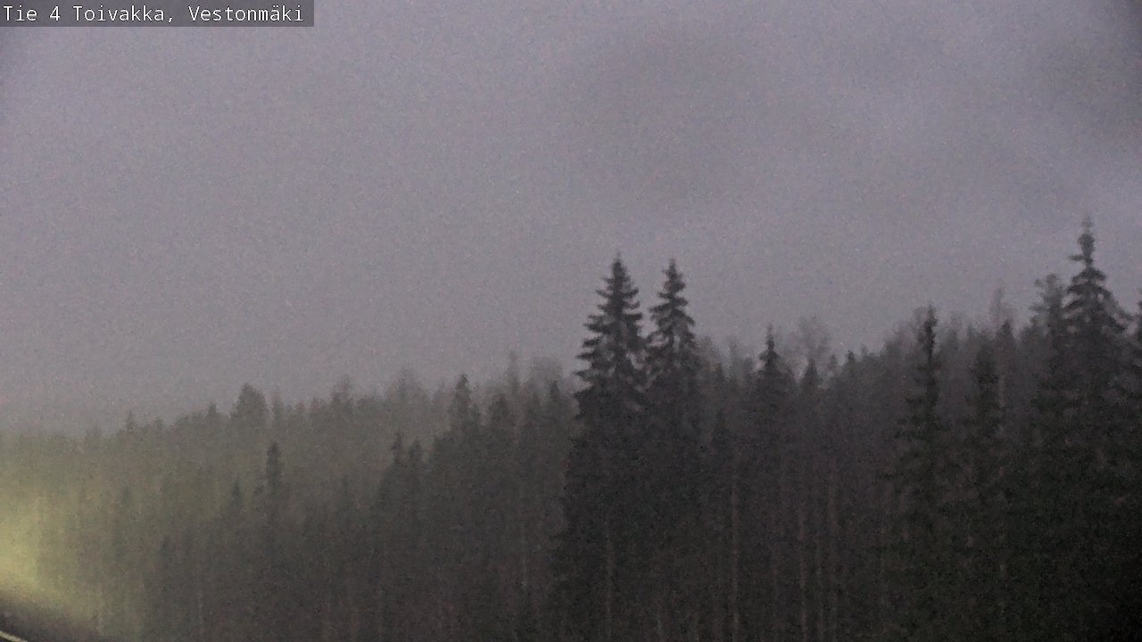 Weather Camera Image Väg 4 Toivakka, Vestonmäki, Toivakka, Keski-Suomi