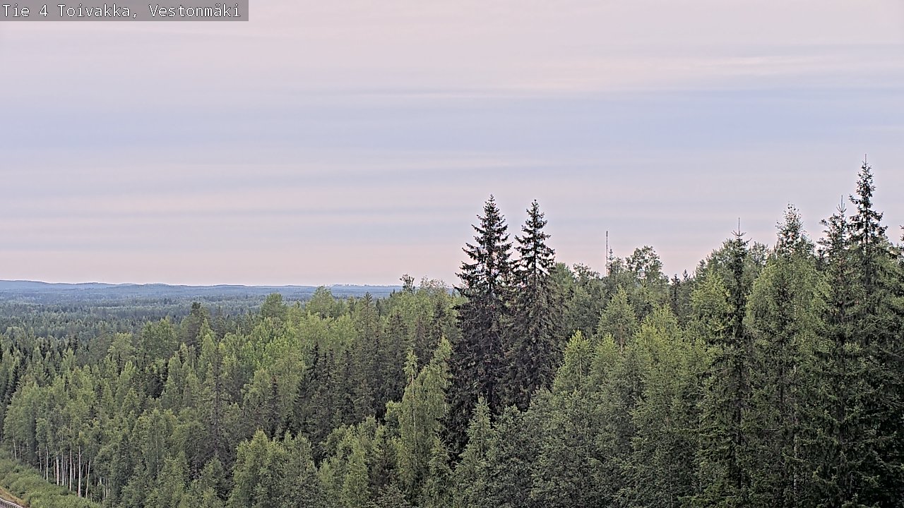 Weather Camera Image Road 4 Toivakka, Vestonmäki, Toivakka, Keski-Suomi