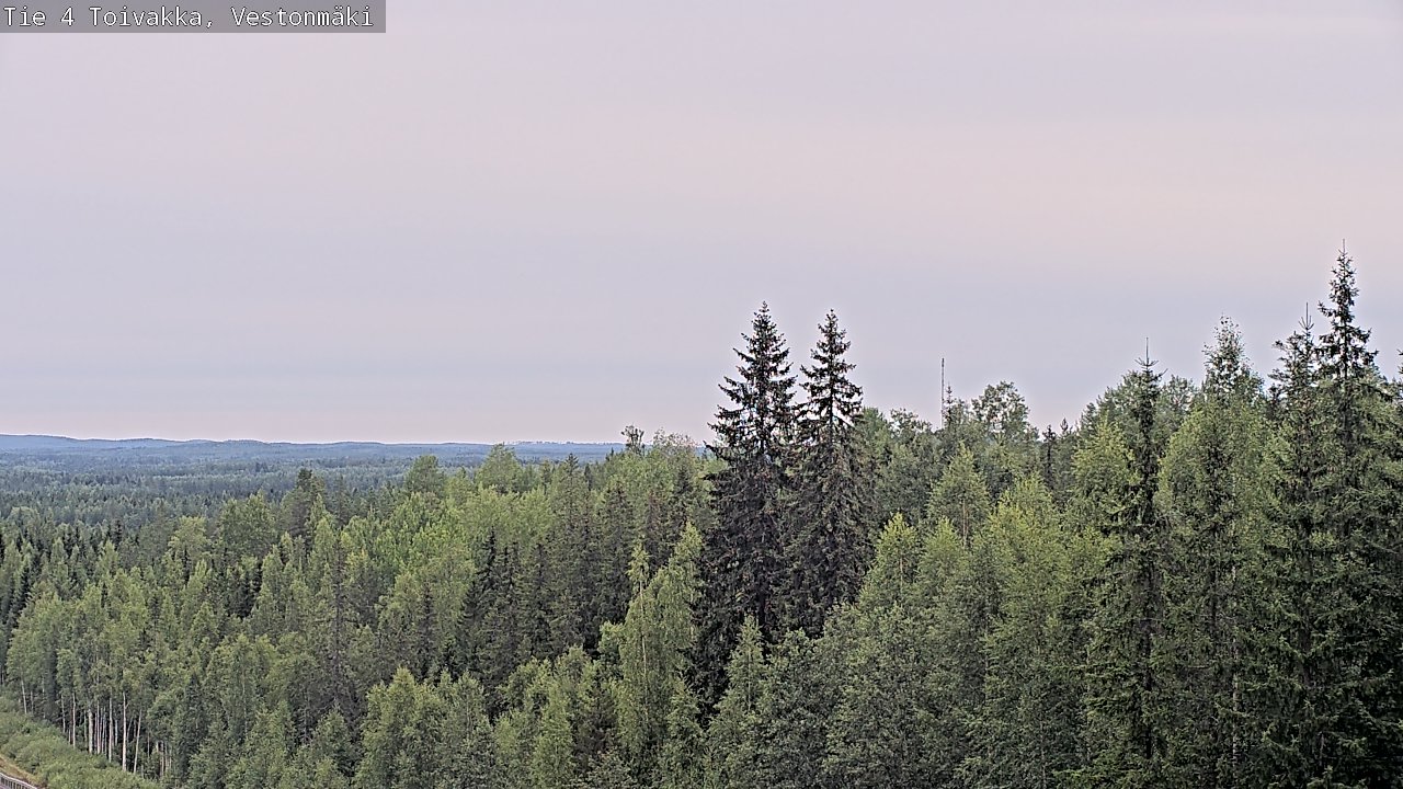 Weather Camera Image Road 4 Toivakka, Vestonmäki, Toivakka, Keski-Suomi