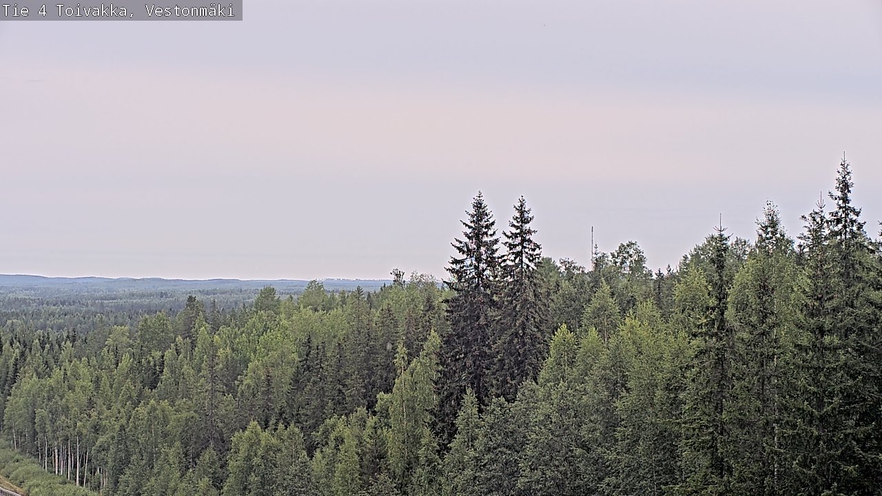 Weather Camera Image Road 4 Toivakka, Vestonmäki, Toivakka, Keski-Suomi