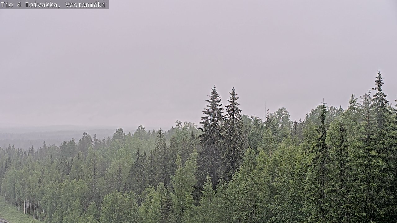 Weather Camera Image Road 4 Toivakka, Vestonmäki, Toivakka, Keski-Suomi