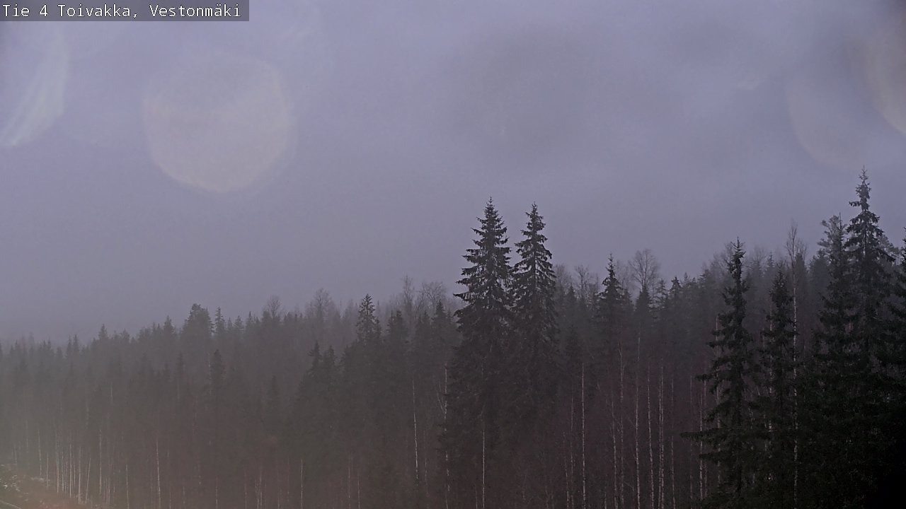 Weather Camera Image Väg 4 Toivakka, Vestonmäki, Toivakka, Keski-Suomi