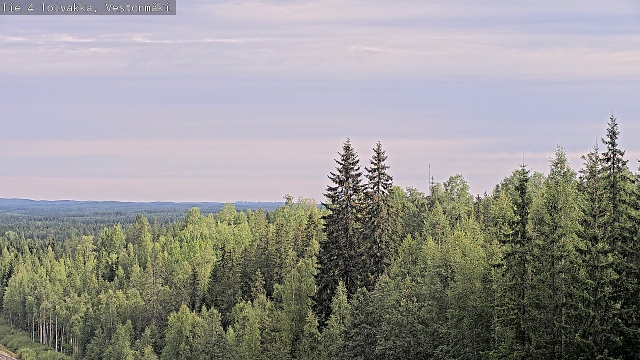 Weather Camera Image Road 4 Toivakka, Vestonmäki, Toivakka, Keski-Suomi