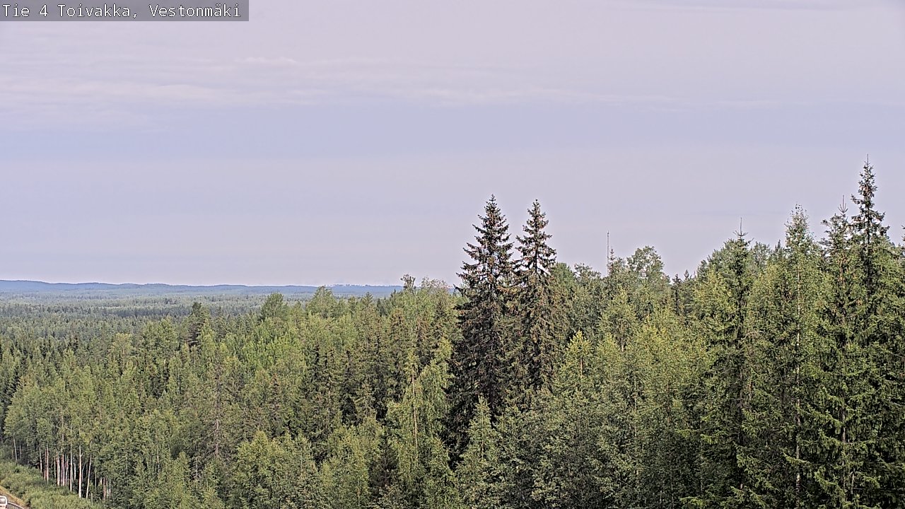 Weather Camera Image Road 4 Toivakka, Vestonmäki, Toivakka, Keski-Suomi