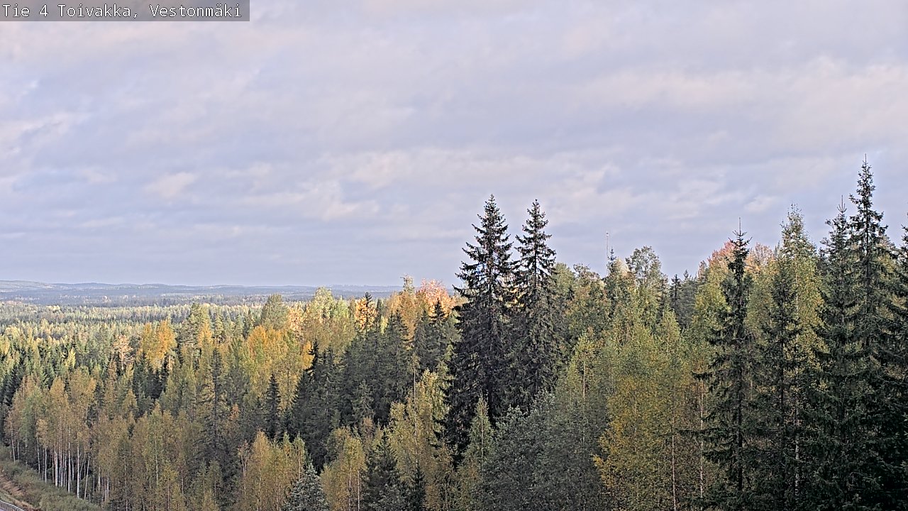 Weather Camera Image Road 4 Toivakka, Vestonmäki, Toivakka, Keski-Suomi