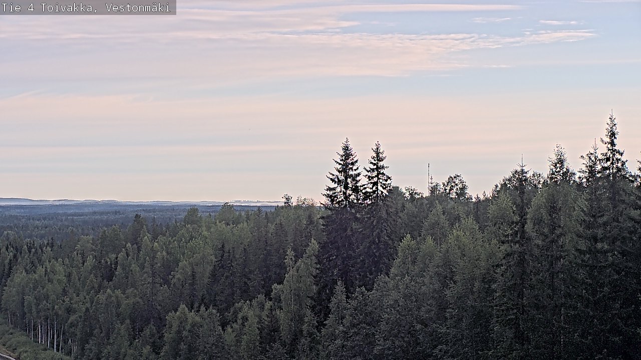 Weather Camera Image Road 4 Toivakka, Vestonmäki, Toivakka, Keski-Suomi