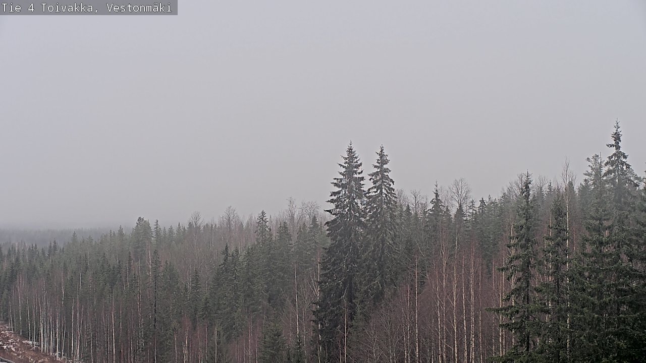 Weather Camera Image Väg 4 Toivakka, Vestonmäki, Toivakka, Keski-Suomi