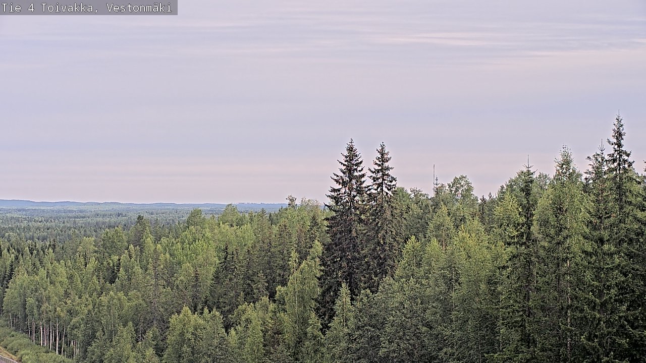 Weather Camera Image Road 4 Toivakka, Vestonmäki, Toivakka, Keski-Suomi