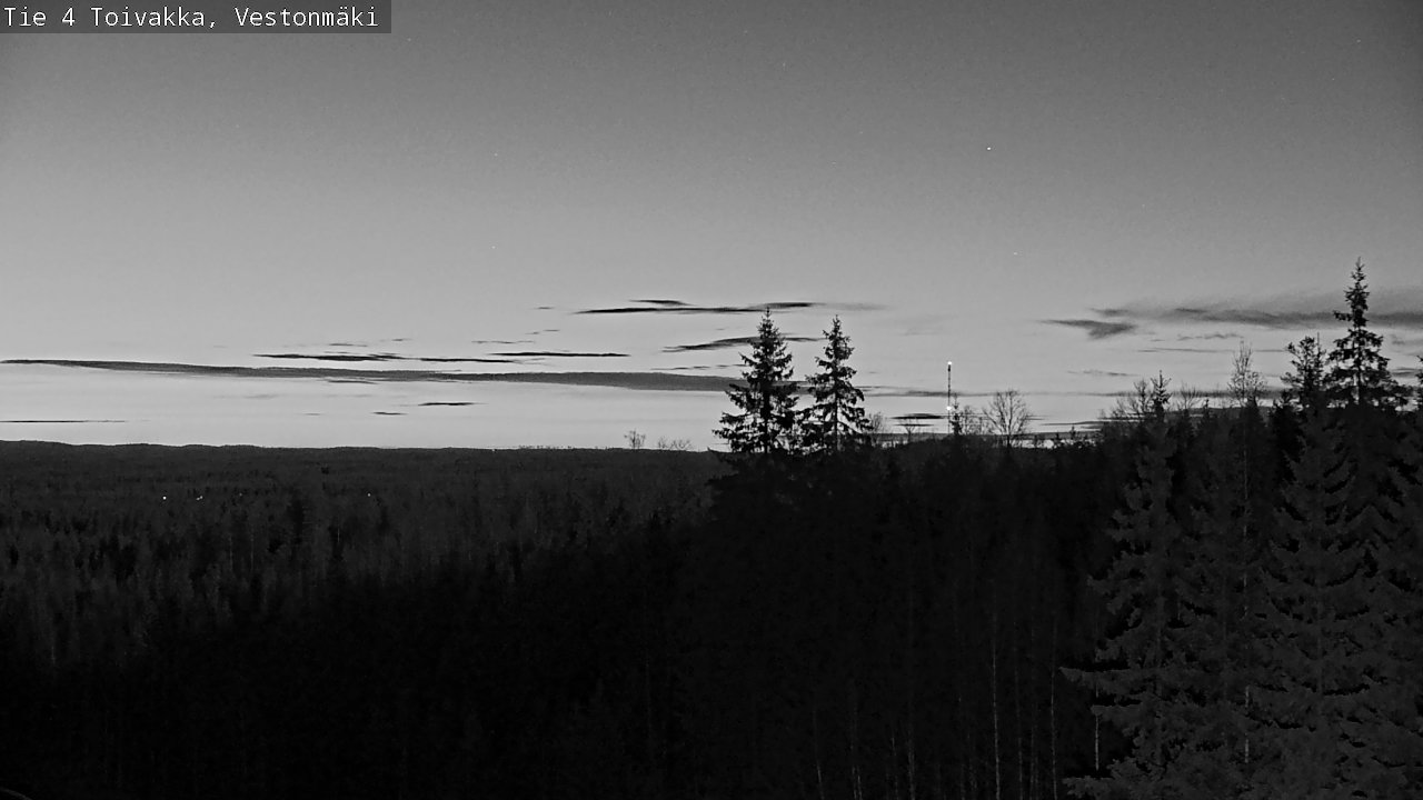 Weather Camera Image Väg 4 Toivakka, Vestonmäki, Toivakka, Keski-Suomi