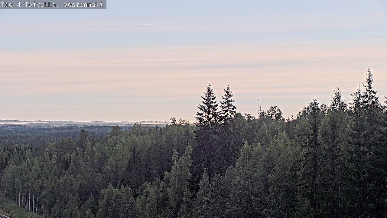 Weather Camera Image Road 4 Toivakka, Vestonmäki, Toivakka, Keski-Suomi