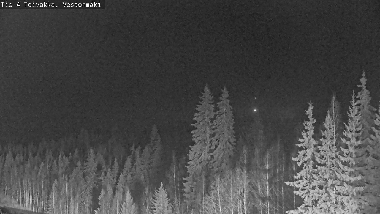 Weather Camera Image Väg 4 Toivakka, Vestonmäki, Toivakka, Keski-Suomi