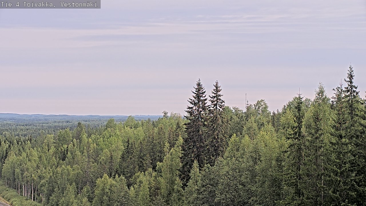 Weather Camera Image Road 4 Toivakka, Vestonmäki, Toivakka, Keski-Suomi
