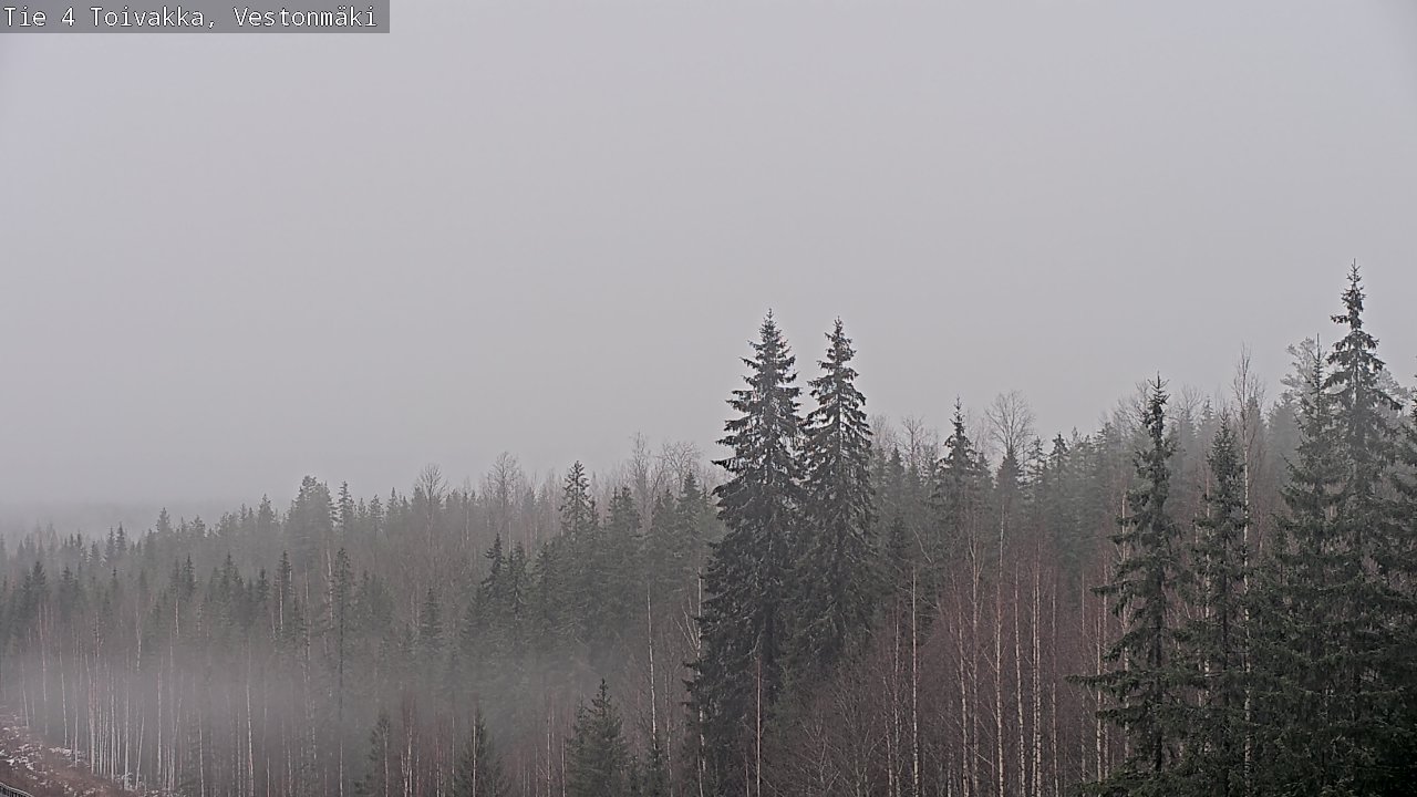 Weather Camera Image Väg 4 Toivakka, Vestonmäki, Toivakka, Keski-Suomi