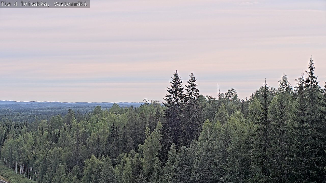 Weather Camera Image Road 4 Toivakka, Vestonmäki, Toivakka, Keski-Suomi