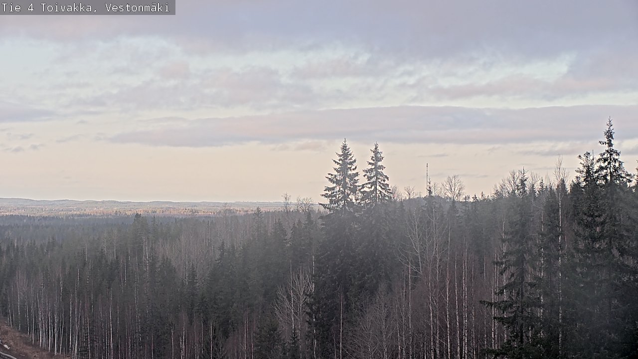 Weather Camera Image Road 4 Toivakka, Vestonmäki, Toivakka, Keski-Suomi