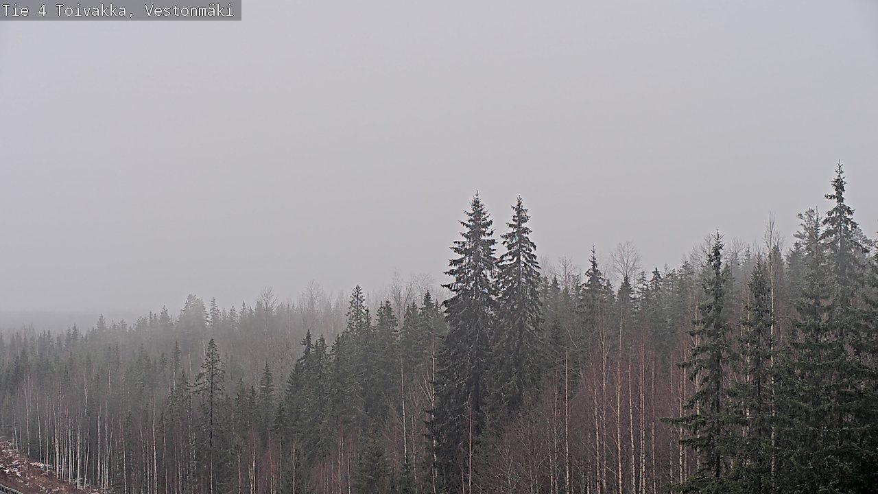 Weather Camera Image Väg 4 Toivakka, Vestonmäki, Toivakka, Keski-Suomi