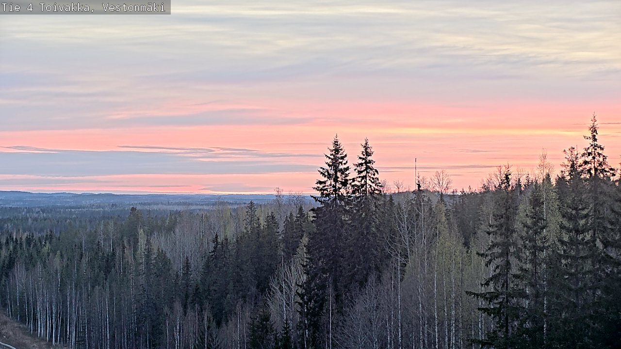 Weather Camera Image Road 4 Toivakka, Vestonmäki, Toivakka, Keski-Suomi