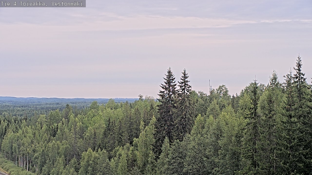 Weather Camera Image Road 4 Toivakka, Vestonmäki, Toivakka, Keski-Suomi