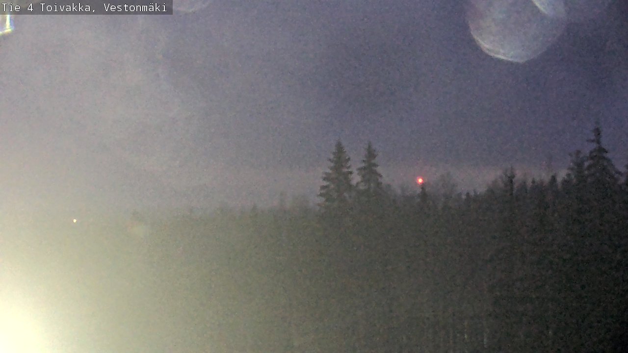 Weather Camera Image Väg 4 Toivakka, Vestonmäki, Toivakka, Keski-Suomi