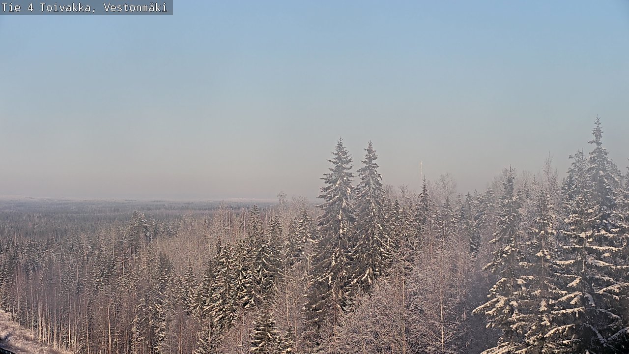 Weather Camera Image Road 4 Toivakka, Vestonmäki, Toivakka, Keski-Suomi