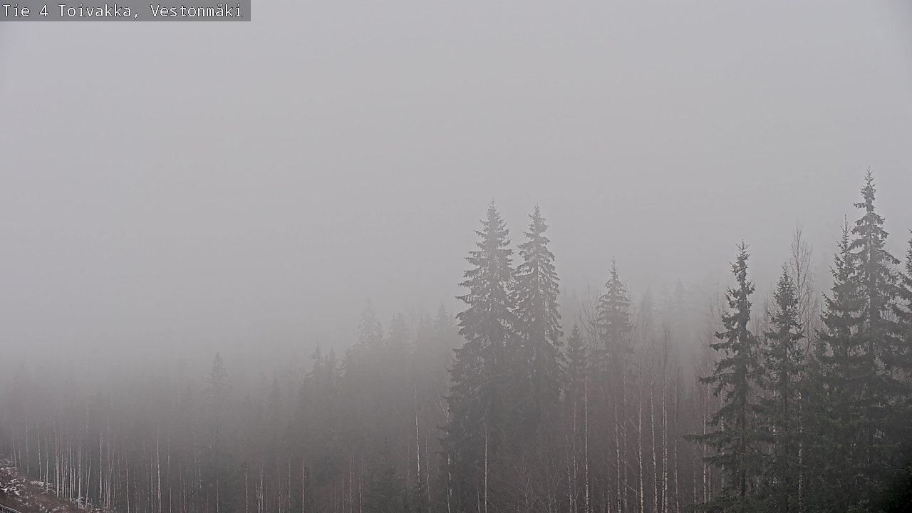 Weather Camera Image Väg 4 Toivakka, Vestonmäki, Toivakka, Keski-Suomi