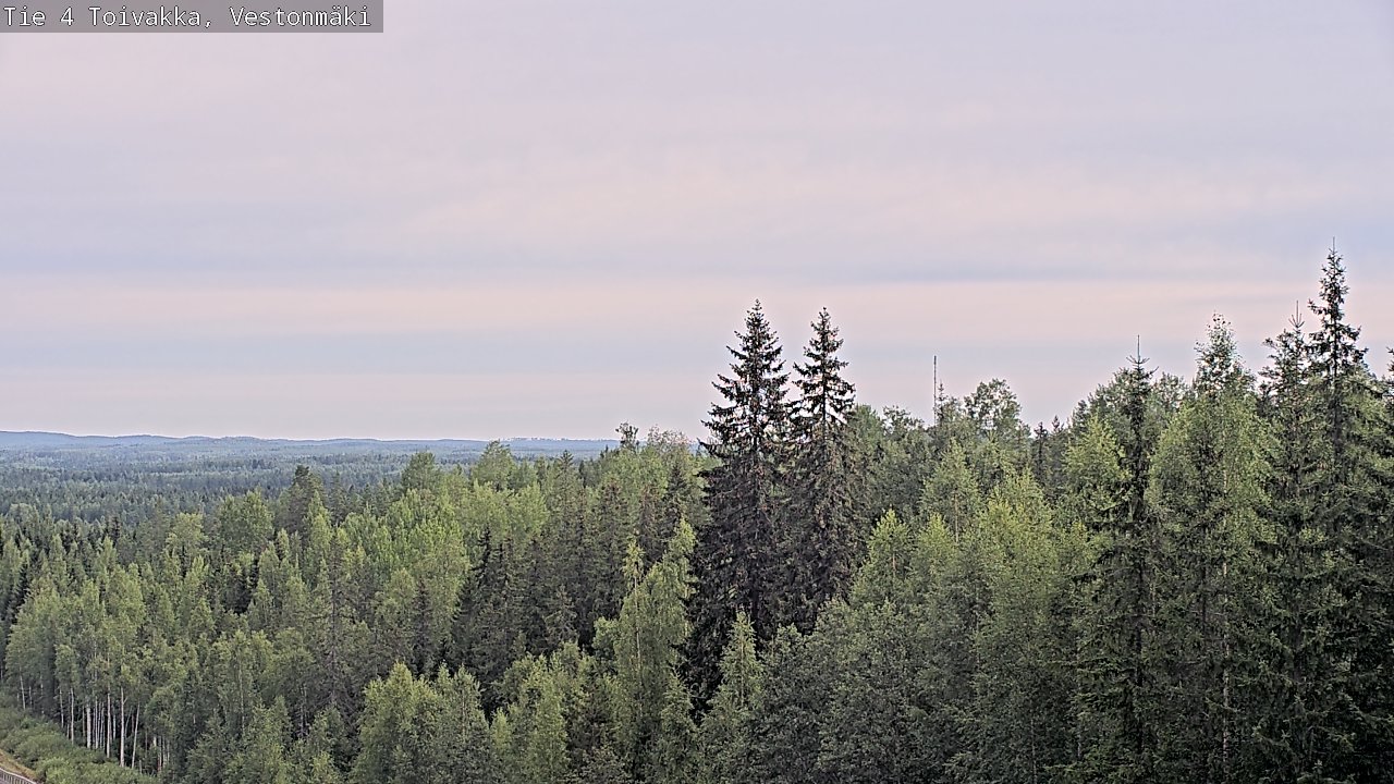 Weather Camera Image Road 4 Toivakka, Vestonmäki, Toivakka, Keski-Suomi