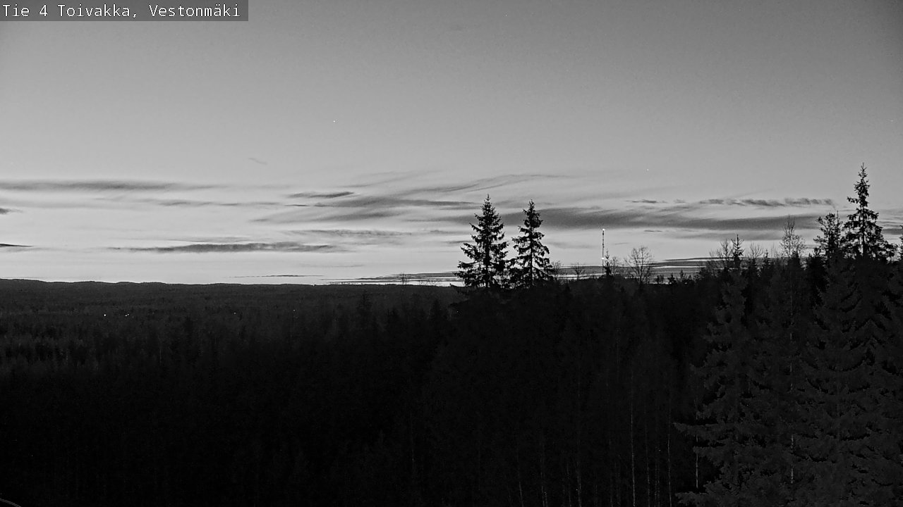 Weather Camera Image Väg 4 Toivakka, Vestonmäki, Toivakka, Keski-Suomi