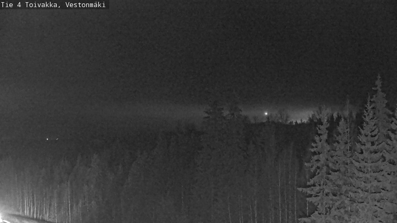 Weather Camera Image Väg 4 Toivakka, Vestonmäki, Toivakka, Keski-Suomi