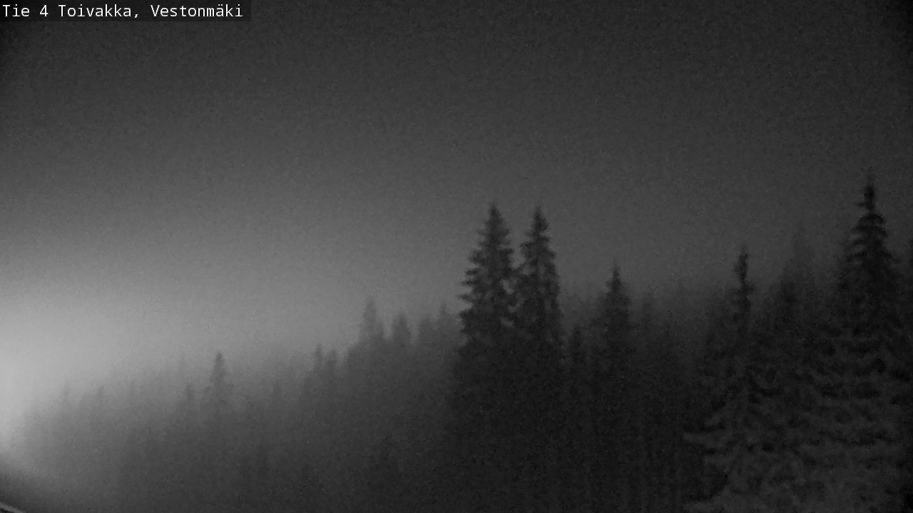 Weather Camera Image Väg 4 Toivakka, Vestonmäki, Toivakka, Keski-Suomi