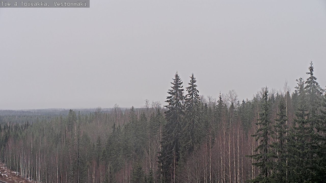 Weather Camera Image Väg 4 Toivakka, Vestonmäki, Toivakka, Keski-Suomi